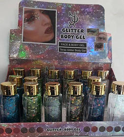 Глітер-гель для обличчя та тіла Glitter Body Gel