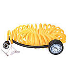 Компресор Вулкан КА-В12121 150psi, 18A, 60л/хв, клеми, шланг 7,5 м з дефлятором, 2 циліндра, фото 4