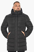 Куртка мужская зимняя длинная Braggart "Aggressive" черная, температурный режим до -30°C