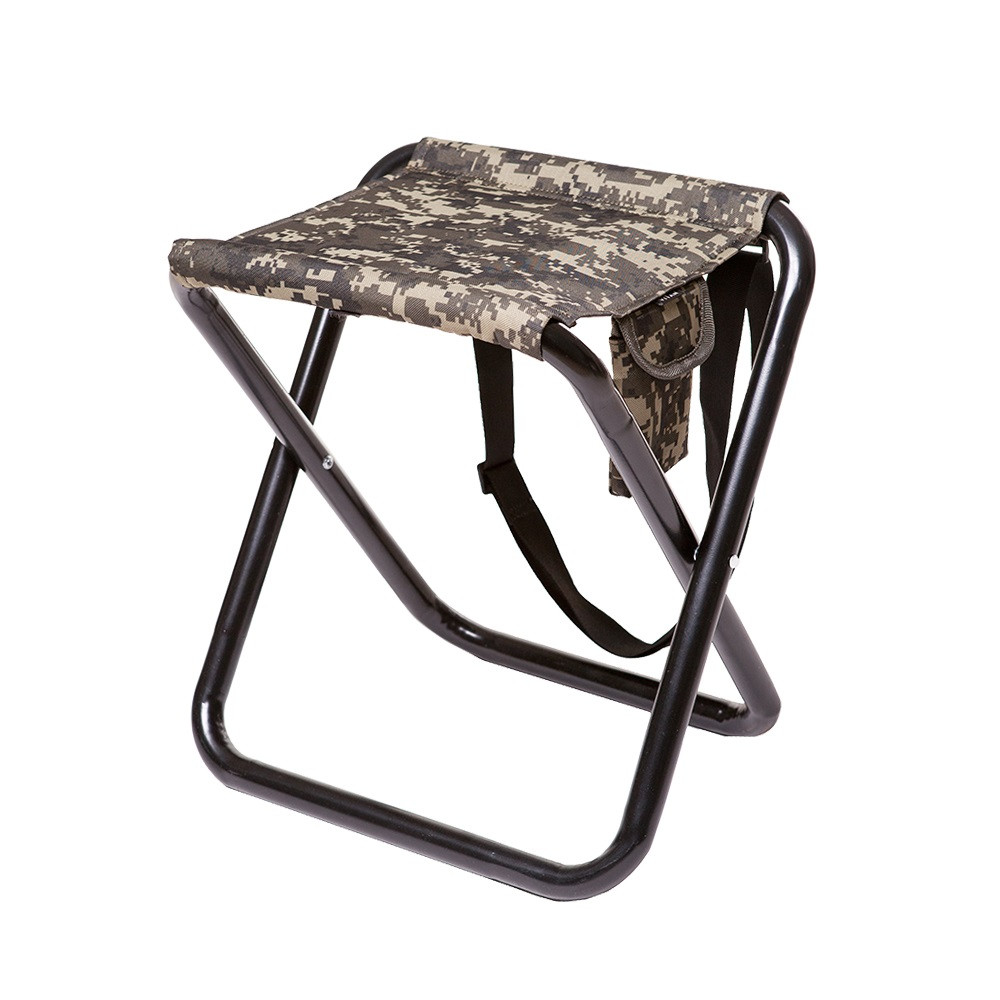 Стілець туристичний складаний "Рибак" d 25 мм з кишенею (камуфляж), фото 1