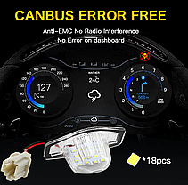 LED підсвічування номеру для ACURA (Акура) MDX, RL, TL, TSX, RDX, ILX, фото 5