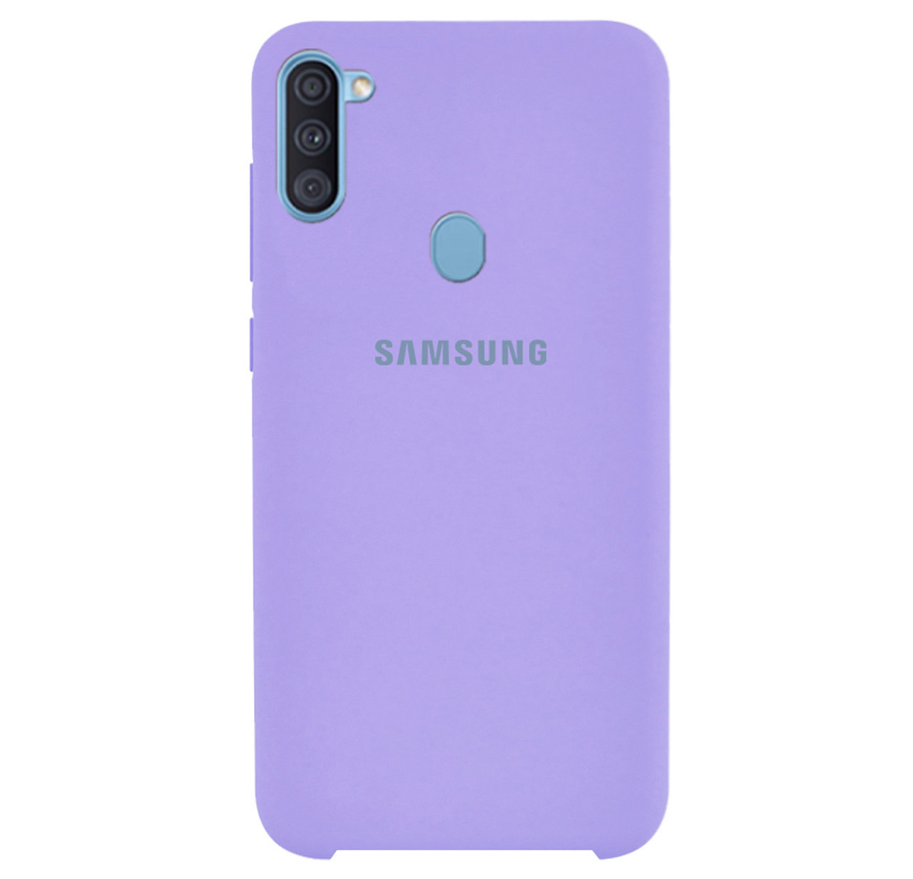 Чохол Silicone case для Samsung Premium A11 Lilac (13) ліловий, фото 1