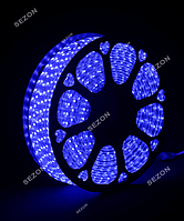 Новорічна гірлянда БУХТА 3-жиль. круглий LED 80 м синій