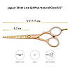 Перукарські ножиці Jaguar Silver Line CJ4 + Natural Glow. Довжина 5.50 дюйма, фото 3