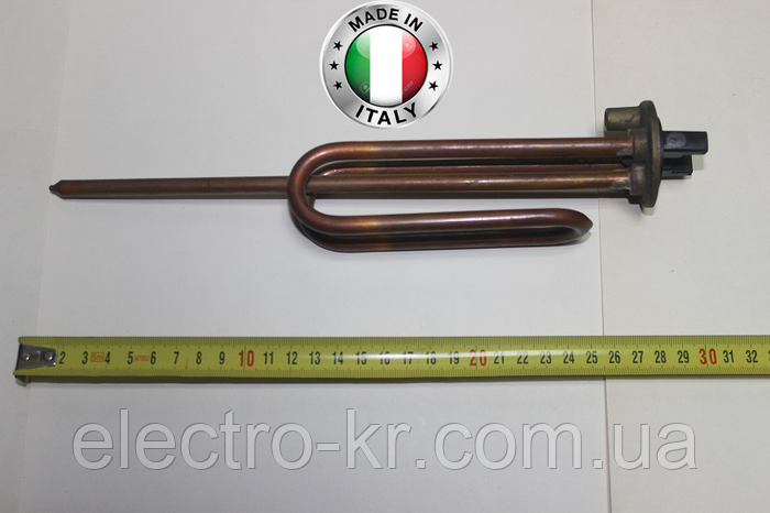 Тен для бойлера Аристон, Атлантик 1500w гнутий мідний на фланці Ø 48 мм ...