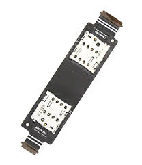 Шлейф Asus ZenFone 5 A500CG A501CG A500KL з двома роз'ємами SIM-карти