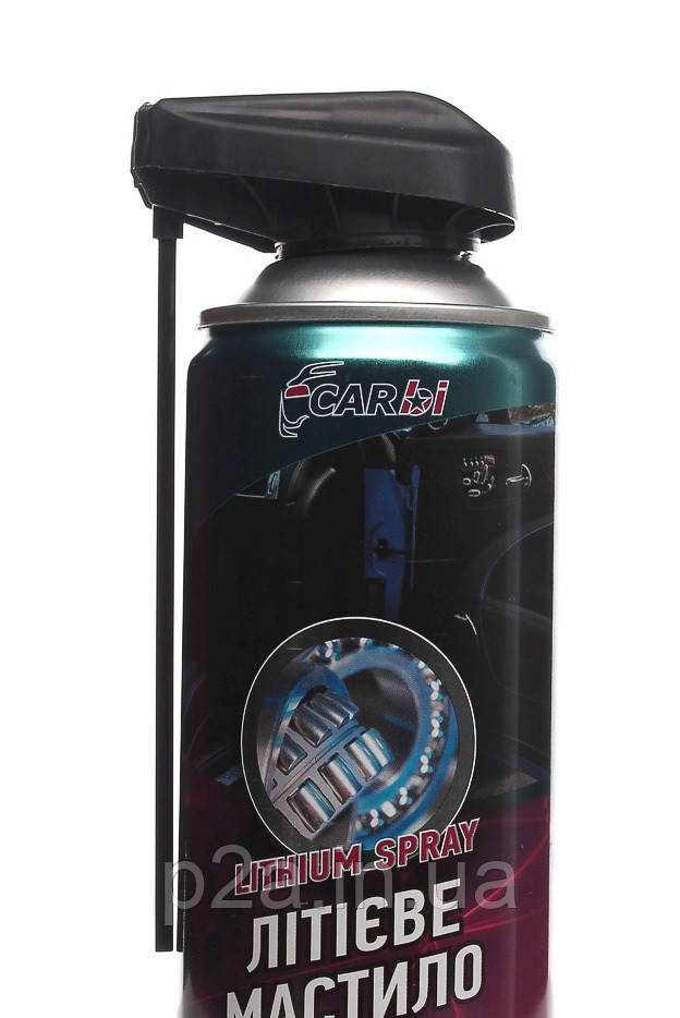 Литиевая смазка CarBI Lithium Spray 400 мл - фото 2 - id-p1521661146