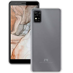 Ультратонкий чохол для ZTE Blade A31 прозорий (на зті блейд а31)