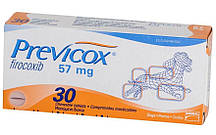Превікоккс Previcox 57 мг протизапальний нестероїдний засіб для собак, 30 таблеток