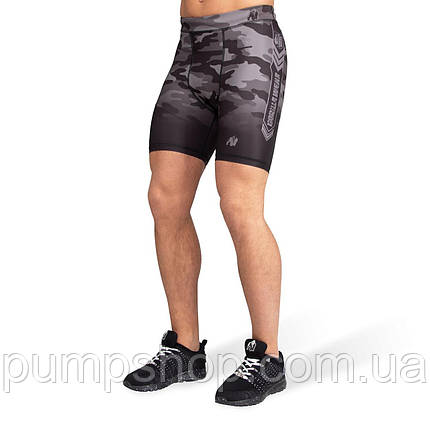 Чоловічі спортивні шорти Gorilla Wear Franklin Shorts Black/Gray Camo XXXL/XL/XL, фото 2