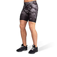 Мужские спортивные шорты Gorilla Wear Franklin Shorts Black/Gray Camo XXXL / XXL / XL