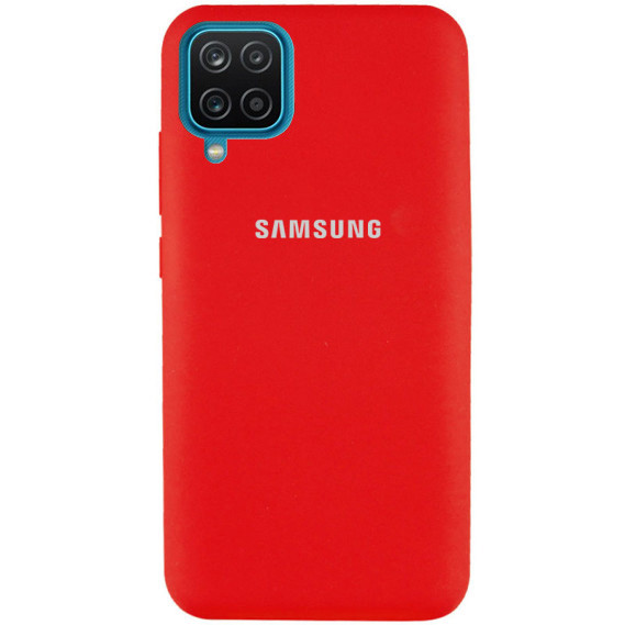 Чохол Silicone case для Samsung Premium A42 Red (01) червоний, фото 1