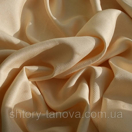 Декор рогожка брук пряжене молоко, фото 1