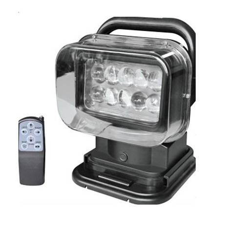 Прожектор LED523 точковий чорний 3200lm 50W, фото 1