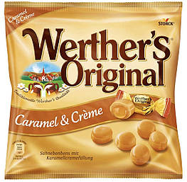 Werthers Original Caramel&Creme Карамель з карамеллю всередині 225 g