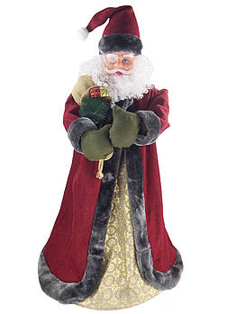 Велика Новорічна Фігура Діда Мороза (Санта Клауса) 100 см, музичний