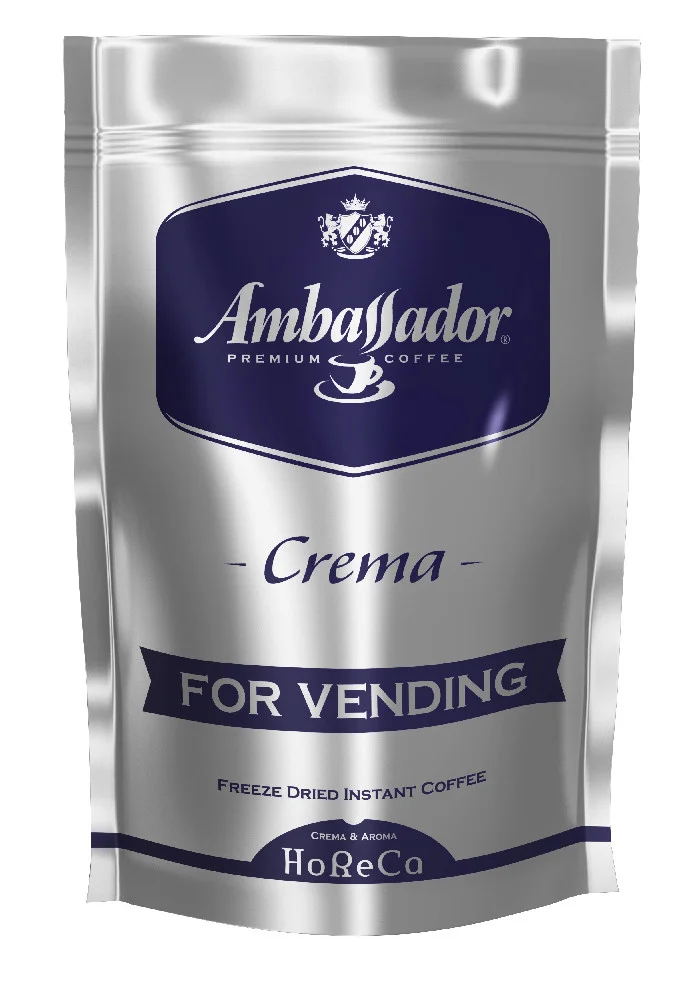 AMBASSADOR КАВА РОЗЧИННА CREMA 200 ГРАМ
