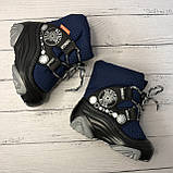Зимові дитячі чоботи на хлопчика Demar Snow Ride синій розмір 28-29, фото 5