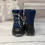 Зимові дитячі чоботи на хлопчика Demar Snow Ride синій розмір 28-29, фото 4