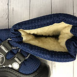 Зимові дитячі чоботи на хлопчика Demar Snow Ride синій розмір 28-29, фото 7