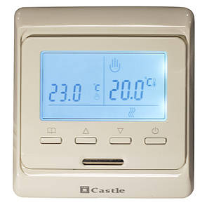 Терморегулятор Castle М6.716 Ivory регулювання температури теплої підлоги