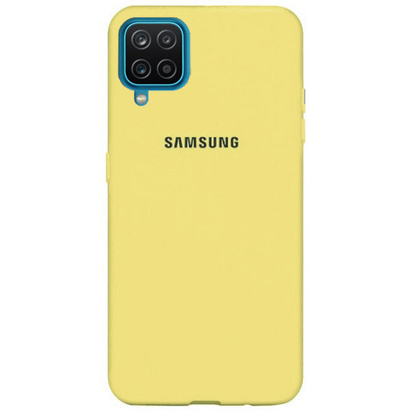 Чохол Silicone case для Samsung Premium A42 Flash (06) лимонний, фото 1
