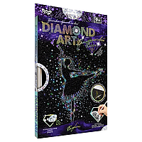 Комплект креативної творчості "DIAMOND ART" DAR-01, 10 видів  Балерина