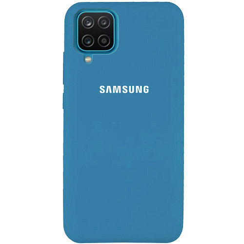 Чохол Silicone case для Samsung Premium A42 Azure (10) синій, фото 1