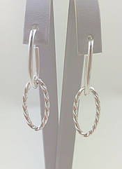 Срібні сережки ORT10880U