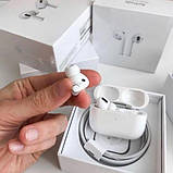 Apple бездротові навушники для айфона Air Pro (Ru region with Wireless Charging Case Білий), гарнітура iphone, фото 6