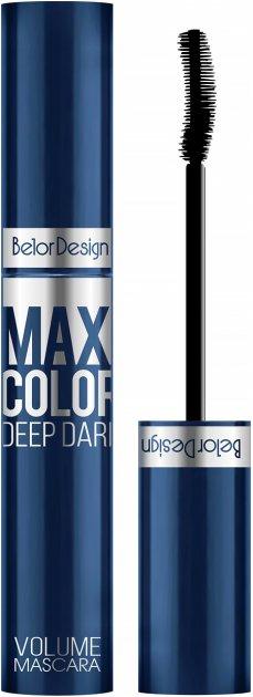 Туш для вій об'ємна Belor Design Maxi Color Volume Mascara, 12.3, синя, фото 1