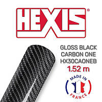 Hexis Skintac HX30CAONEB Gloss Black Carbon One - глянцевая пленка под карбон 1.524 м