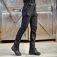 Штани тактичні чорні "Страж" Soft shell, фото 8