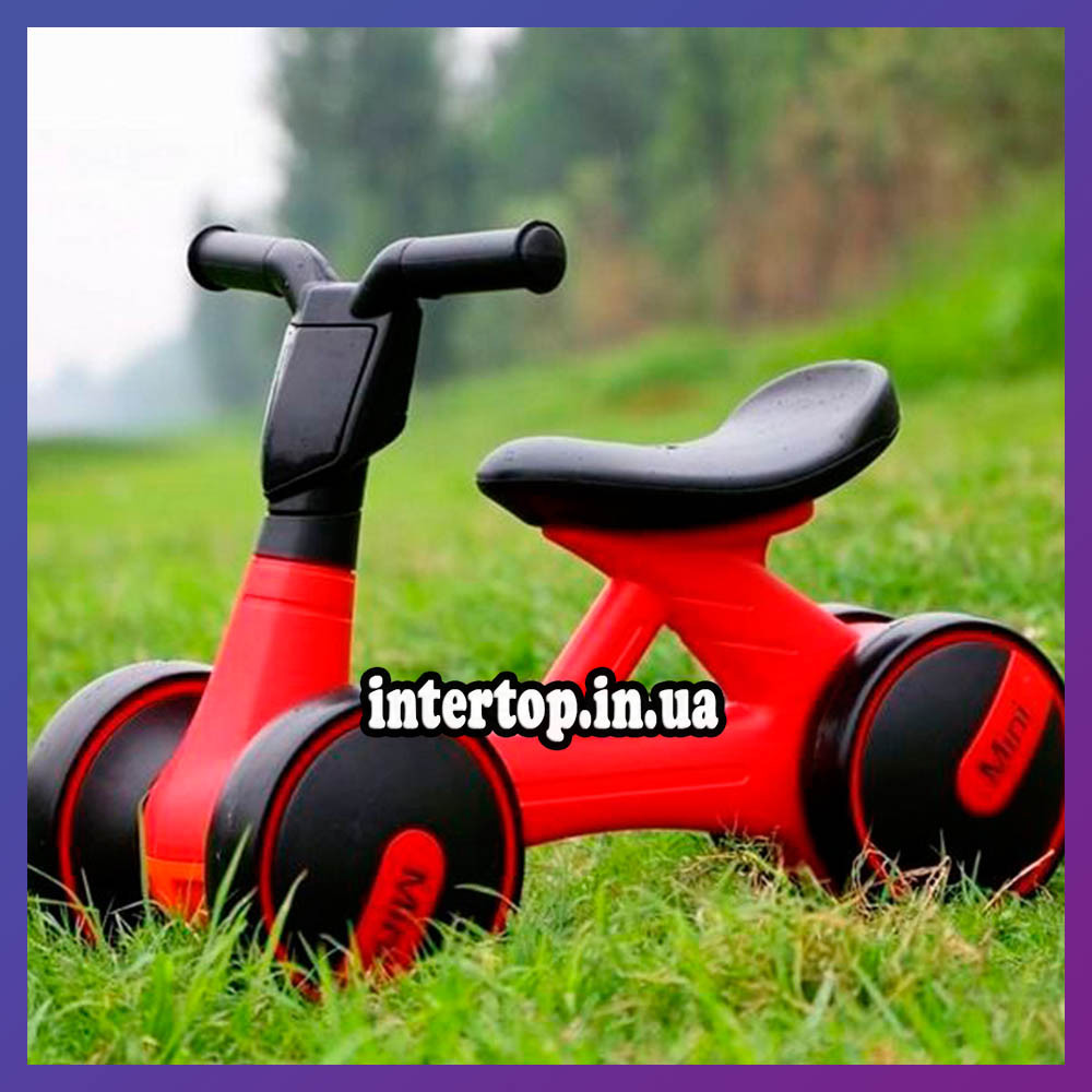 Дитяча каталка-толокар Мотоцикл M 4086 червоний, фото 1