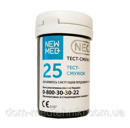 Тест-смужки НьюМед Нео (NewMed Neo), 25 шт., фото 1
