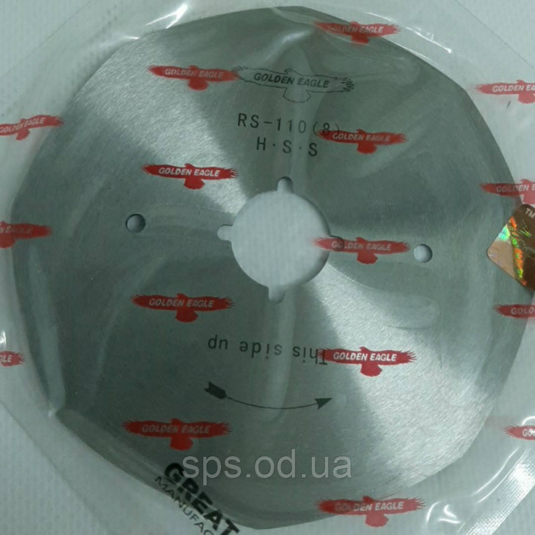 Лезо дискового ножа КМ (RS-110) 8-гран. HSS "Golden Eagle"