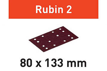 Шліфувальні листи Rubin 2 STF 80X133 P120 RU2/50