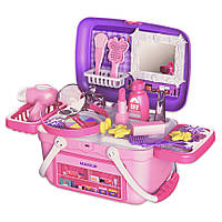 Ігровий набір "Трюмо" 13M03 фен, гребінець, аксесуари у валізі