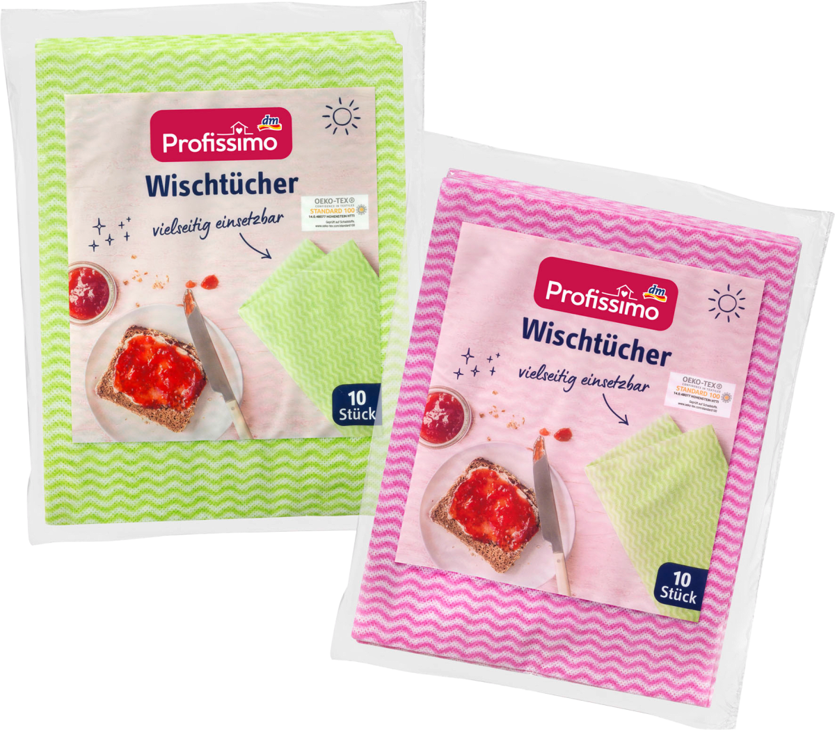 Серветки для прибирання в будинку Profissimo Wischtücher, 10 шт.