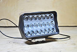 Світлодіодна LED-фара 63вт (світлодіоди 3w x21шт) 21діод + Стробоскоп