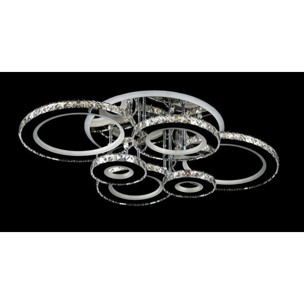 Стельова LED люстра з пультом і нічником Splendid-Ray 30-4027-71