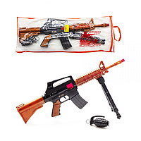 Автомат-трещотка "M16" 805, с гранатой