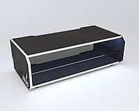 Тумба для ТВ Combo ЛДСП черный кромка белая (Comfy-Home ТМ)