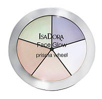 Палітра хайлайтерів IsaDora Face Glow Highlighting Wheel 50 - Rainbow Highlights