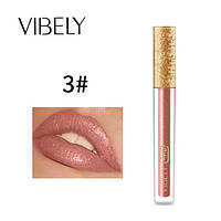 Глитерный блеск для губ Vibely Diamond Glitter Lipgloss #03, 5мл