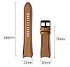 Ремінець Primolux Leather Silicone для годинника Samsung Galaxy Watch 4 44mm SM-R870 - Brown, фото 6