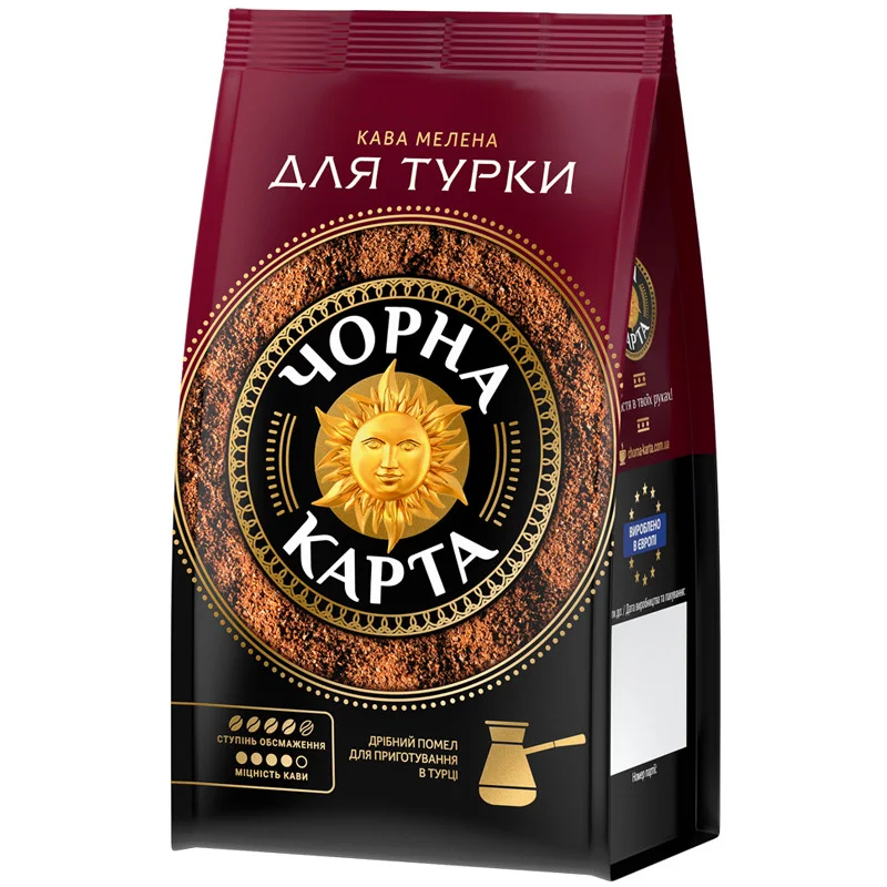 КАВА МЕЛЕНА ЧОРНА КАРТА ДЛЯ ТУРКИ 70 Г В М'ЯКІЙ УПАКОВЦІ
