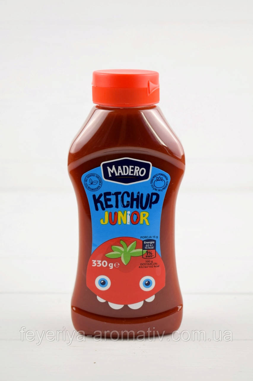 Кетчуп томатний для дітей Madero Ketchup Junior 330 г Польща