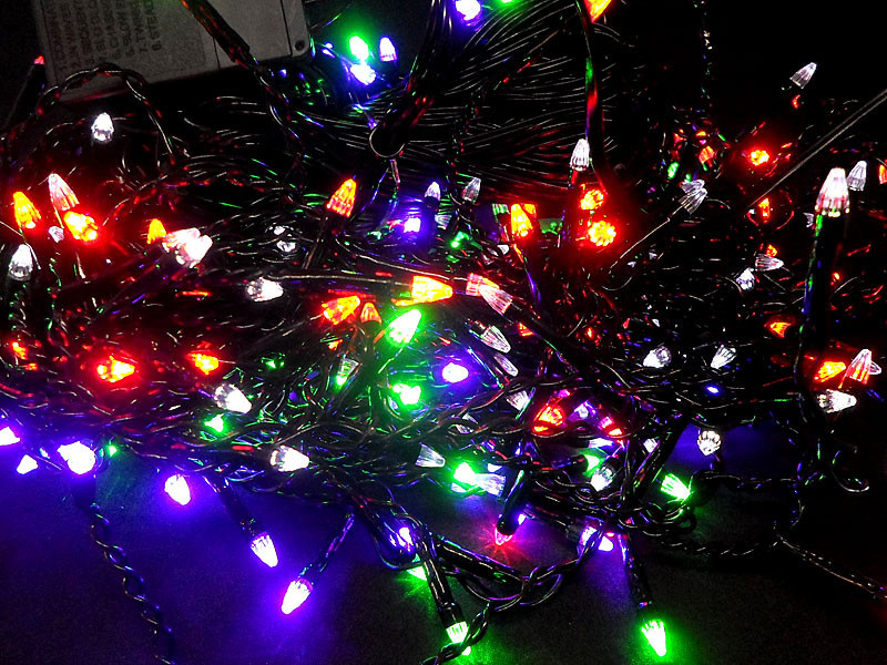 Гірлянда яскраве кольорове світло Дощ конічна лампа 7м 320LED (білий) 320-SHORT-CURTAIN-7M-W (чорний провід)