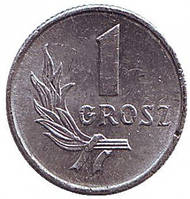 Монета 1 грош, 1949 рік, Польща.(В)